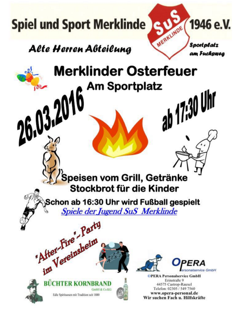 2016 Osterfeuer