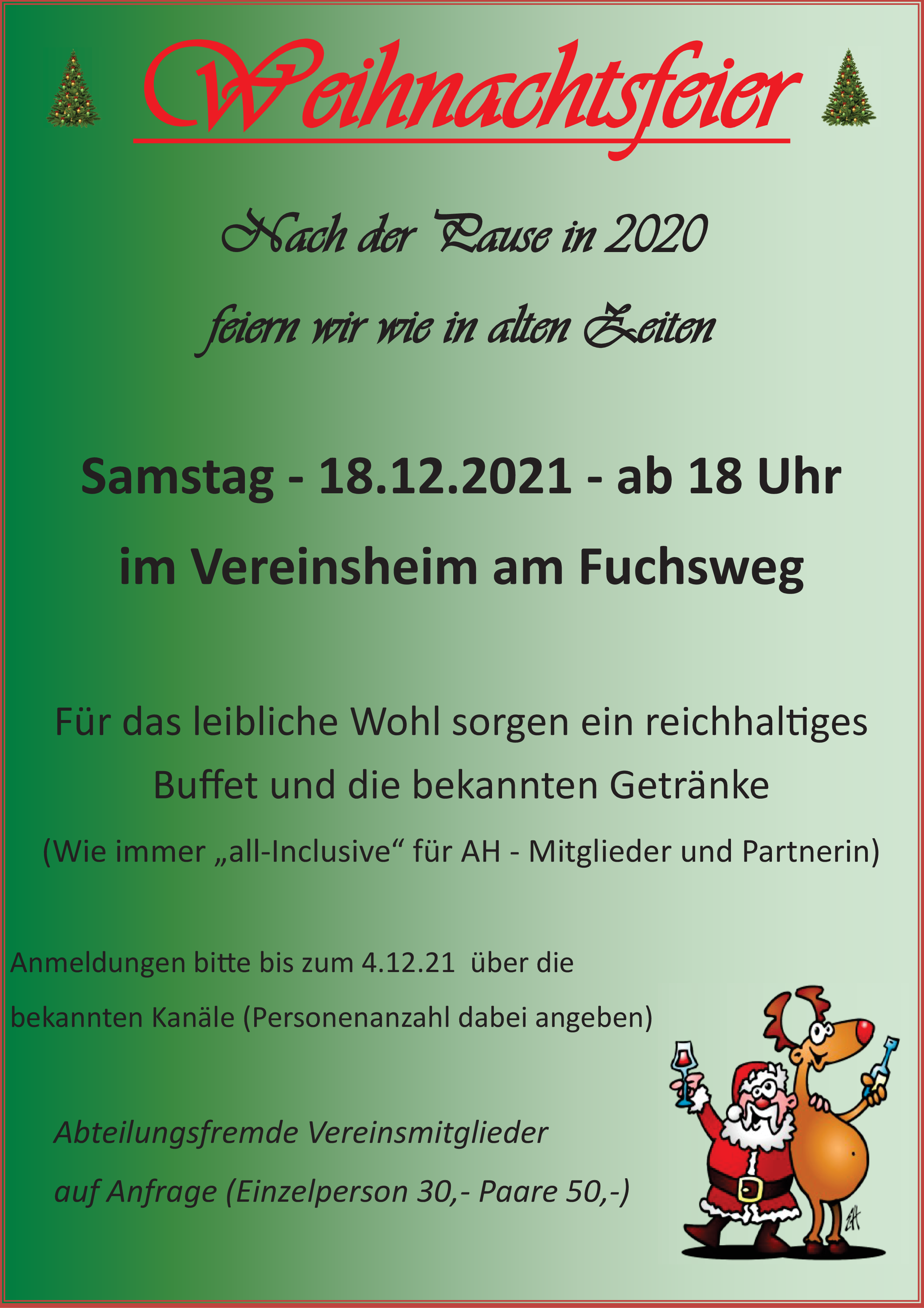 2021 Weihnachtsfeier