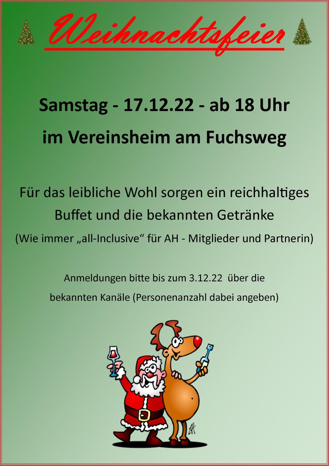 2022 Weihnachtsfeier