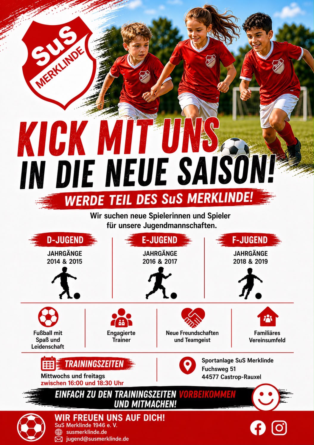 2026 SuS Merklinde Jgendspieler gesucht