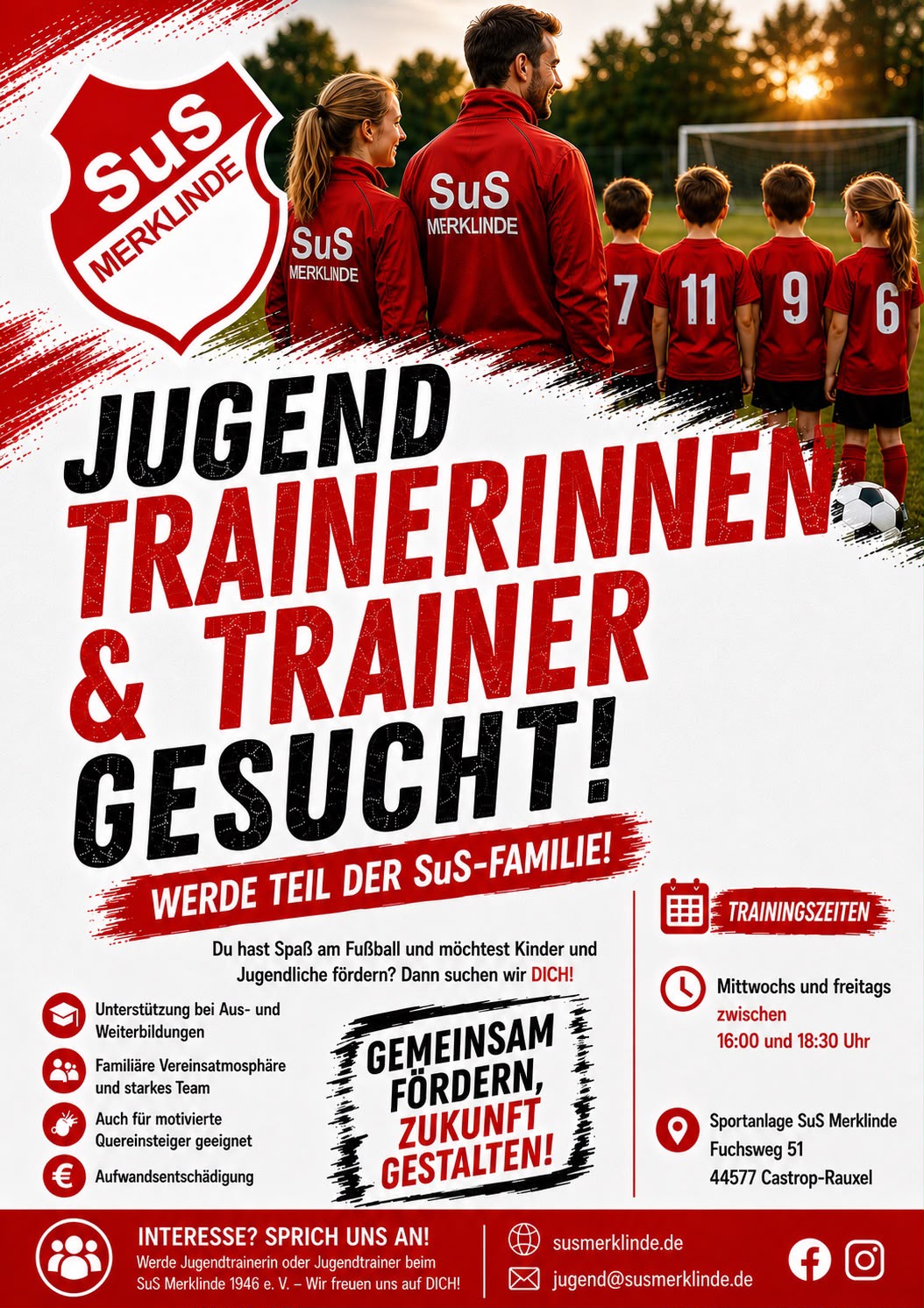 2026 SuS Merklinde Jgendtrainer gesucht